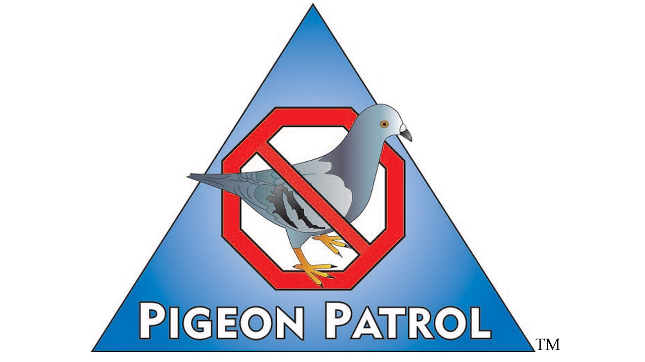 Pigeon Patrol Bird Control Logo Pigeon Patrol Bird Control Mobile Unit Services