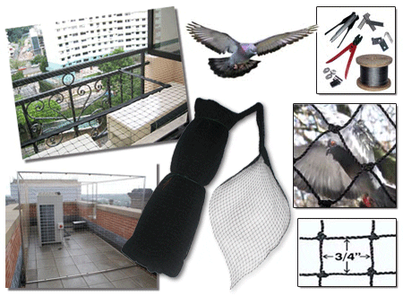 Pigeon & Bird Netting Pigeon & Bird Netting